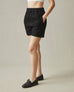Women's Linen Short - Meteorite
